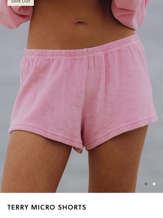 Daily Drills Pants - Daily Drills Pink Terry Micro Athletic Shorts
